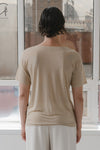 BASERANGE loose T-shirt TOLO-BL-000 cochlea
